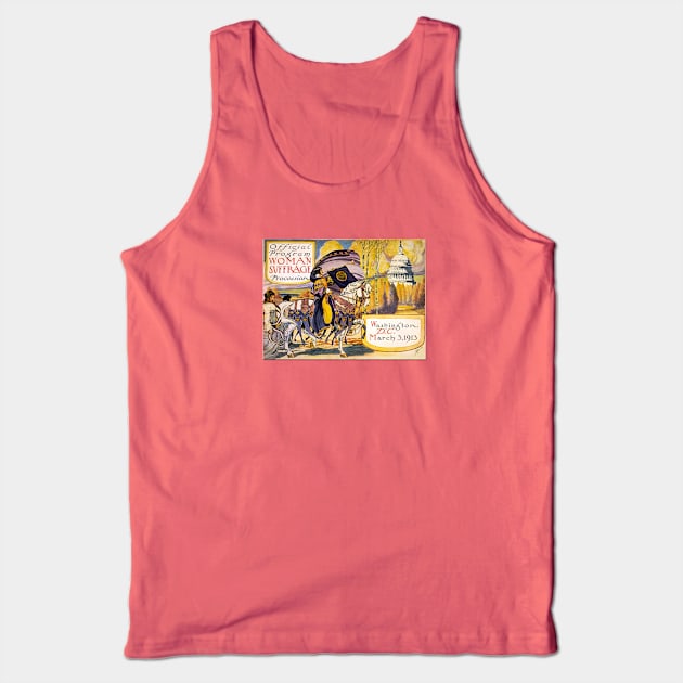 Women's March On Washington - Women's Suffrage - Votes For Women Tank Top by maryhiroseartworks